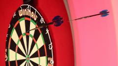 Darts hit the board